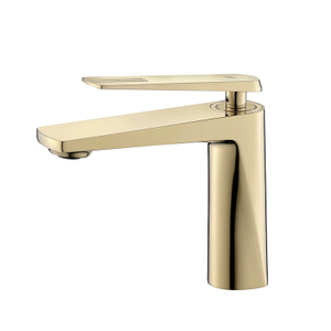 高品质锆金单把台面安装式水槽浴室面盆龙头