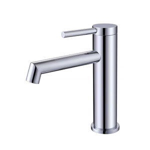 批发ISO9001水龙头镀铬单把手甲板安装一孔面盆水龙头浴室水龙头
